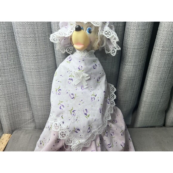 VTG 3 Dolls In 1 Little Red Riding Hood Grandma Wolf Handmade Doll 21 Inch - Picture 11 of 15